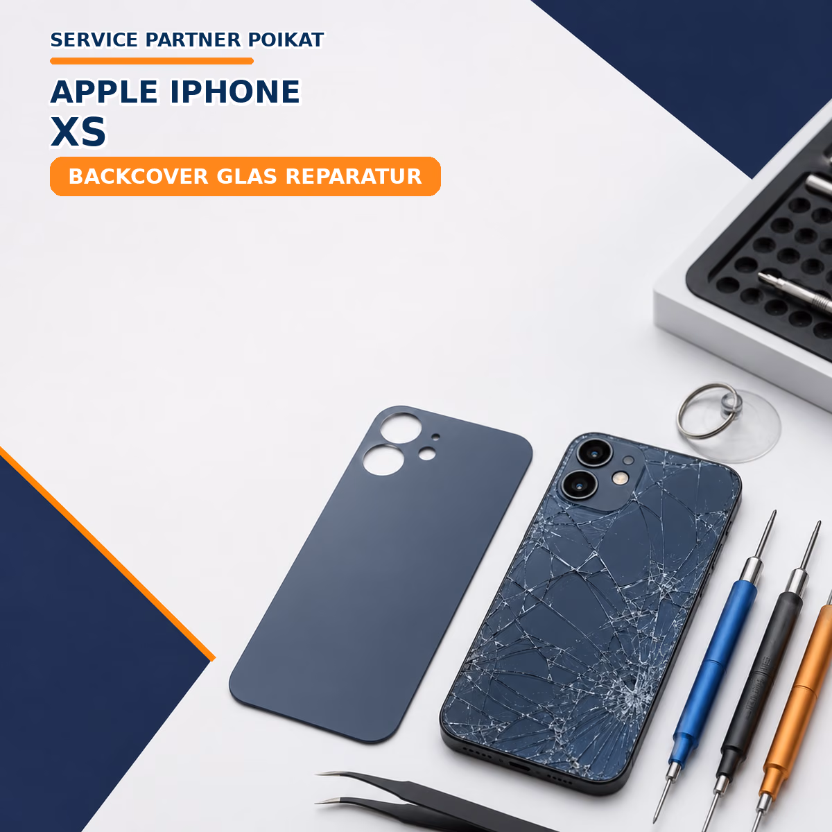 iPhone XS Backcover Glas Reparatur