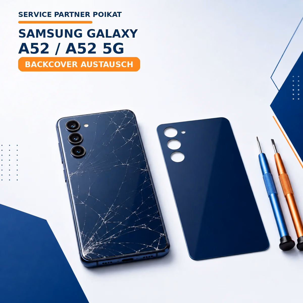 Samsung Galaxy A52 / A52 5G Backcover Austausch
