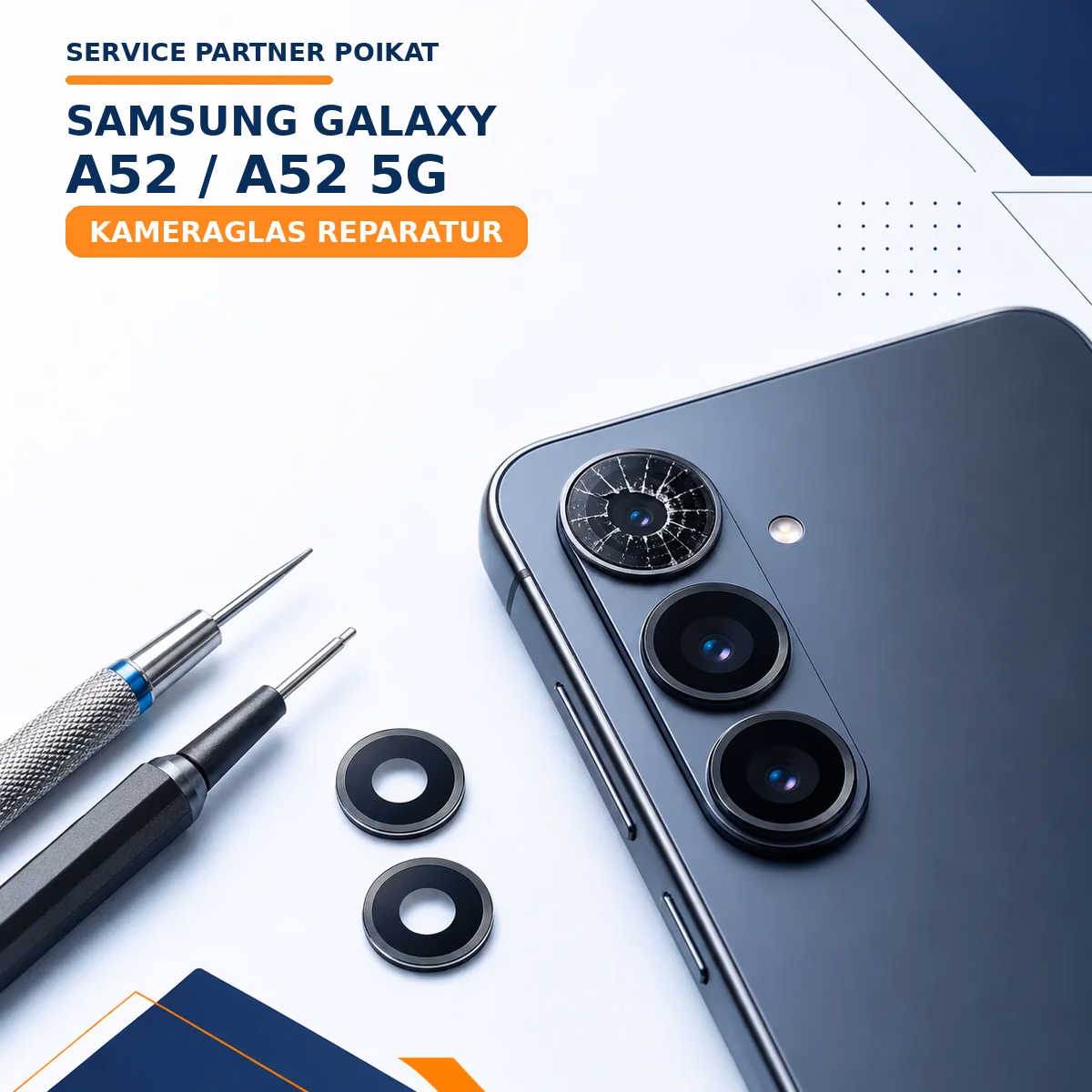 Samsung Galaxy A52 / A52 5G Kameraglas Reparatur