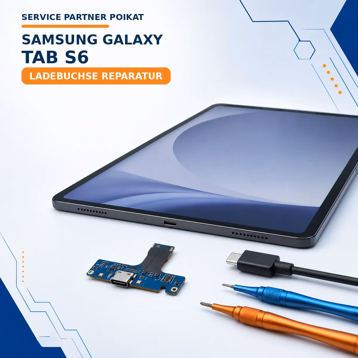 Samsung Galaxy Tab S6 Ladebuchse Reparatur