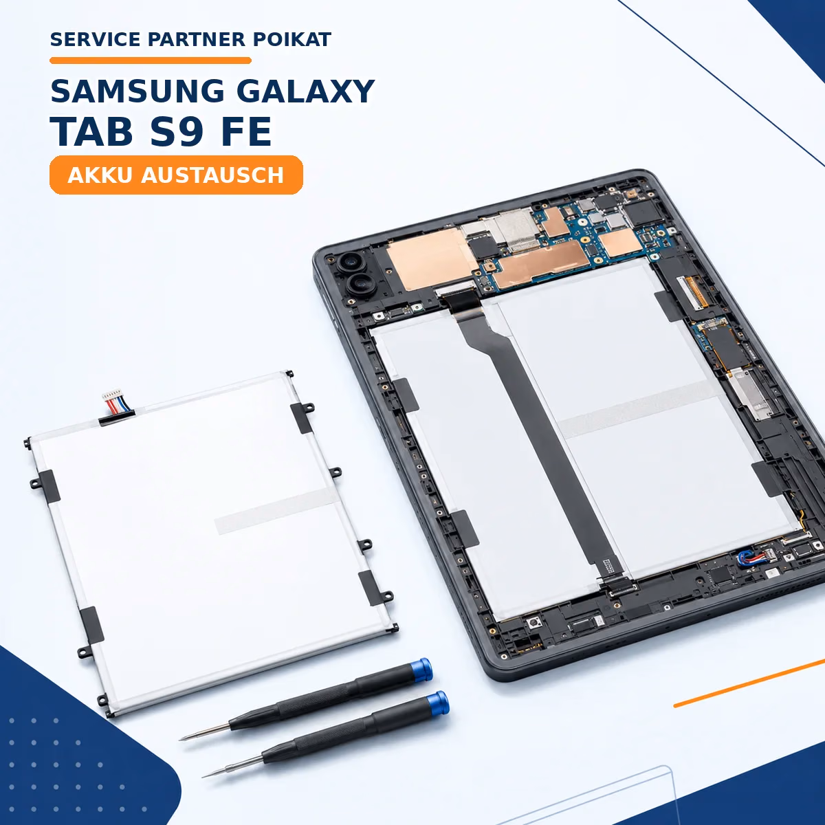 Samsung Galaxy Tab S9 FE Akku Austausch