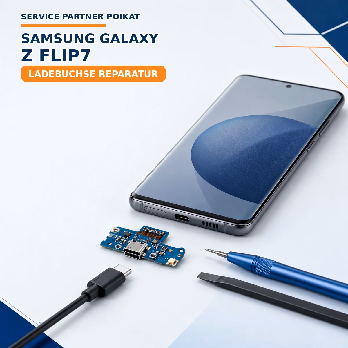 Samsung Galaxy Z Flip7 Ladebuchse Reparatur