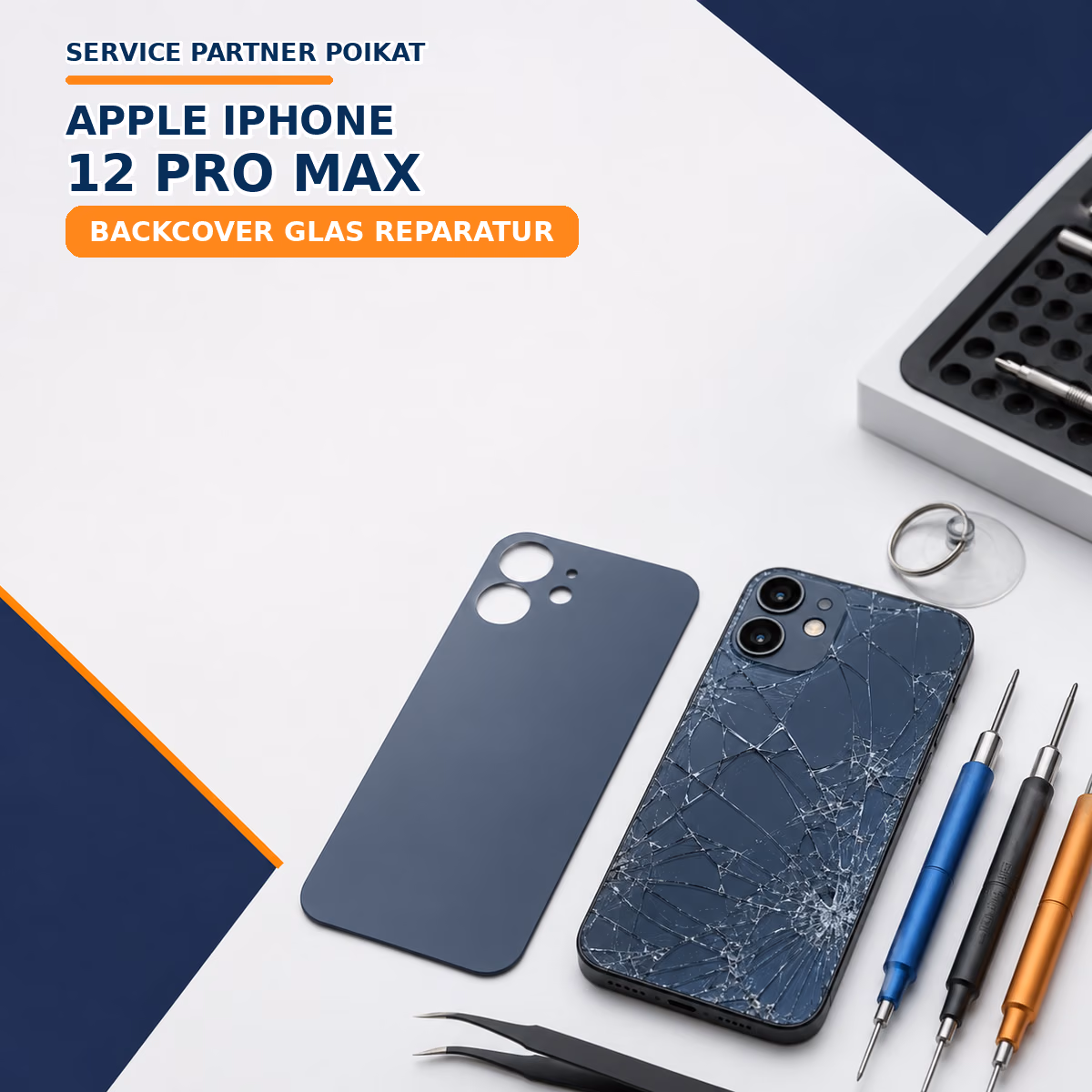 iPhone 12 Pro Max Backcover Glas Reparatur